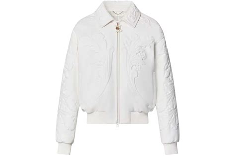 louis vuitton lv ornaments leather blouson|louis vuitton white leather blouson.